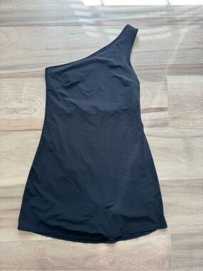 Abercrombie & Fitch One-Shoulder Black Dress